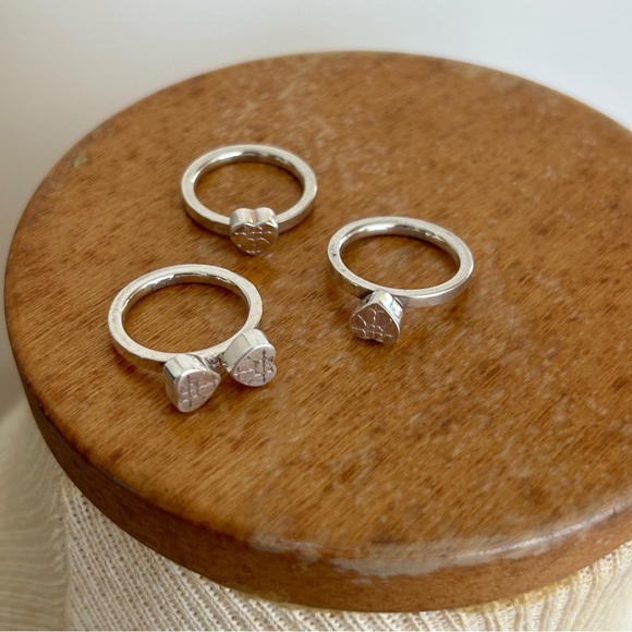 Folli Follie Nesting Heart Silver Rings - Picture 2 of 12